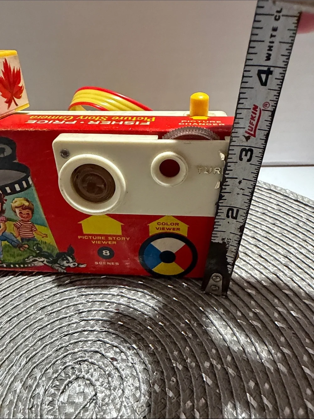 Fisher-Price White, Yellow & Red Picture Story Toy Camera